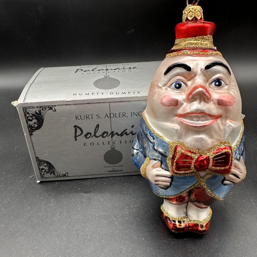 KURT ADLER POLONAISE HUMPTY‎ DUMPTY ORNAMENT GP477 6"